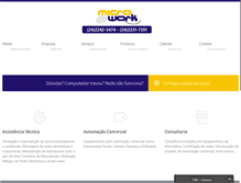 Tablet Screenshot of microworkinformatica.com.br